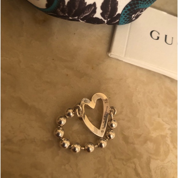 Gucci heart bead ring - Picture 2 of 4
